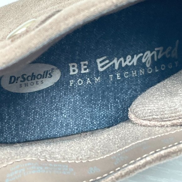 Dr. Scholl's Conquer Faux Suede Ankle Lace Up Wedge Boots Women 9 M Tan - Picture 10 of 12